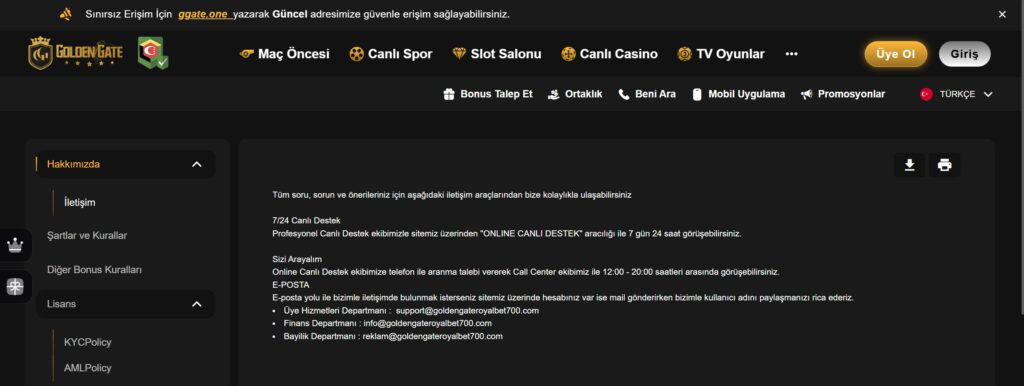 goldengateroyalbet hakkında